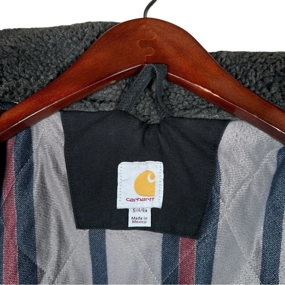 CARHARTT Duck Canvas Flannel Lined Utility Jacket - Picture 10 of 11